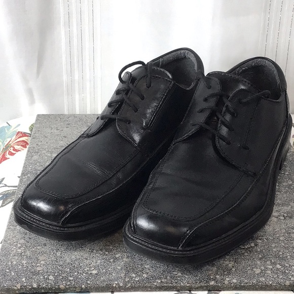 ⚓️Dockers Black Leather Lace Up ‘All Motion Comfort’ Oxfords - Picture 8 of 8